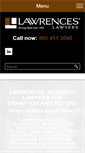 Mobile Screenshot of lawrences.com
