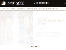 Tablet Screenshot of lawrences.com
